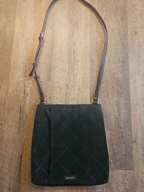 Vera Bradley Black Crossbody Bag Lightweight Adjustable Strap
